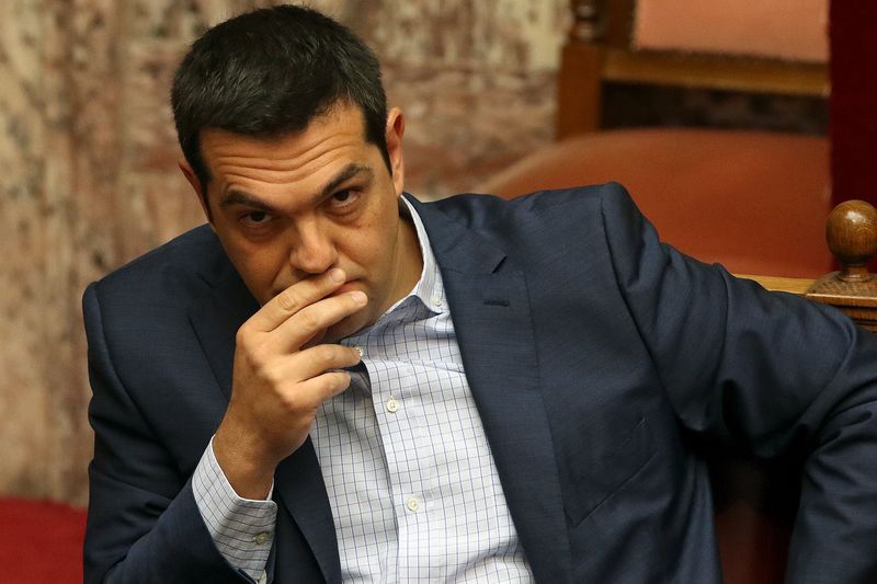 © Reuters. Il premier greco Alexis Tsipras