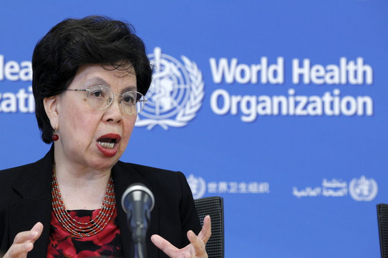 © Reuters. Diretora-geral da OMS, Margaret Chan, durante entrevista coletiva em Genebra