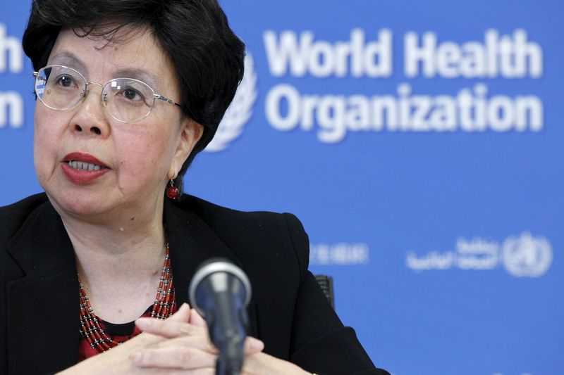 © Reuters. Diretora-geral da OMS, Margaret Chan, em Genebra