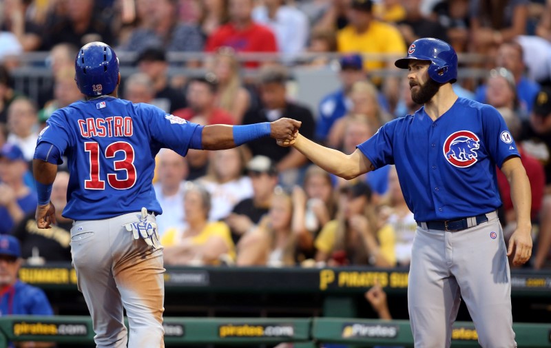© Reuters. MLB: Chicago Cubs at Pittsburgh Pirates