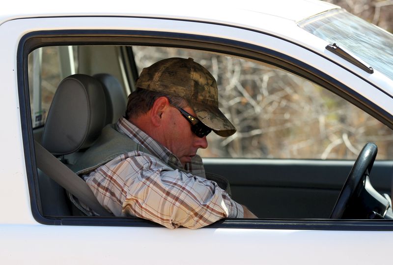 © Reuters. Caçador Theo Bronkhorst chegando no tribunal, no Zimbábue