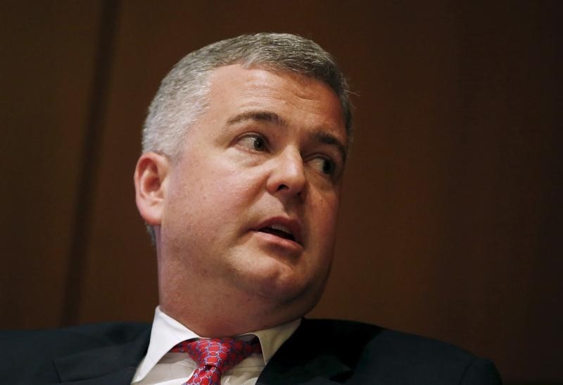 © Reuters. U.S. Securities and Exchange Commission Chairman Gallagher speaks at the Sandler O'Neill + Partners, L.P. Global Exchange and Brokerage Conference in New York