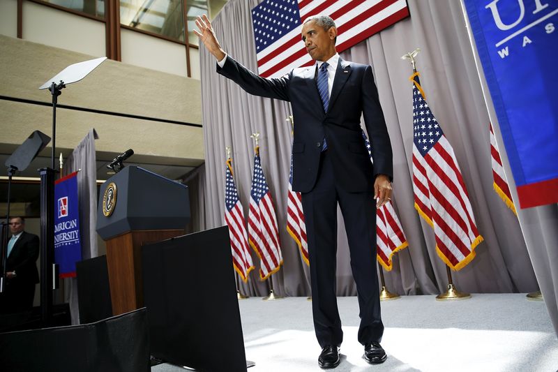 © Reuters. Presidente dos Estados Unidos, Barack Obama, durante declaração sobre acordo nuclear