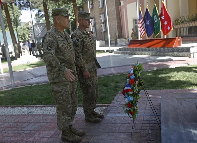 © Reuters. جنرال أمريكي: القوات الأفغانية تفقد أربعة آلاف شخص شهريا