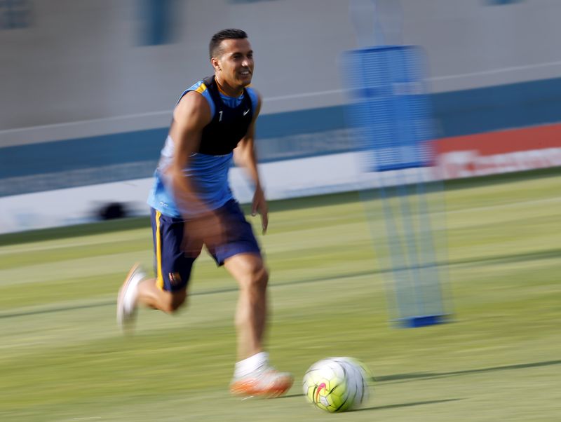 © Reuters. Barcelona espera que Pedro permanezca en el club, dice funcionario