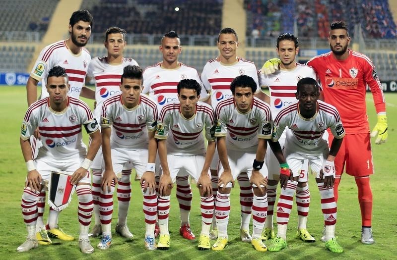 © Reuters. الزمالك يأمل في التأهل لقبل نهائي كأس الاتحاد الأفريقي الأحد