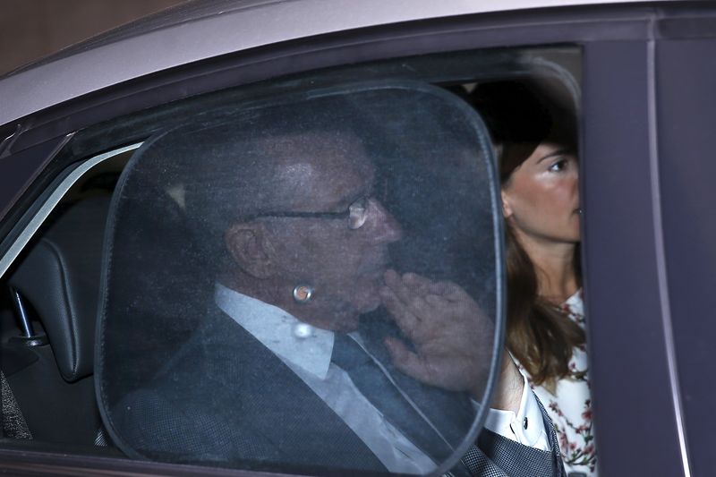 © Reuters. Former International Monetary Fund chief Rodrigo Rato leaves a court in Madrid