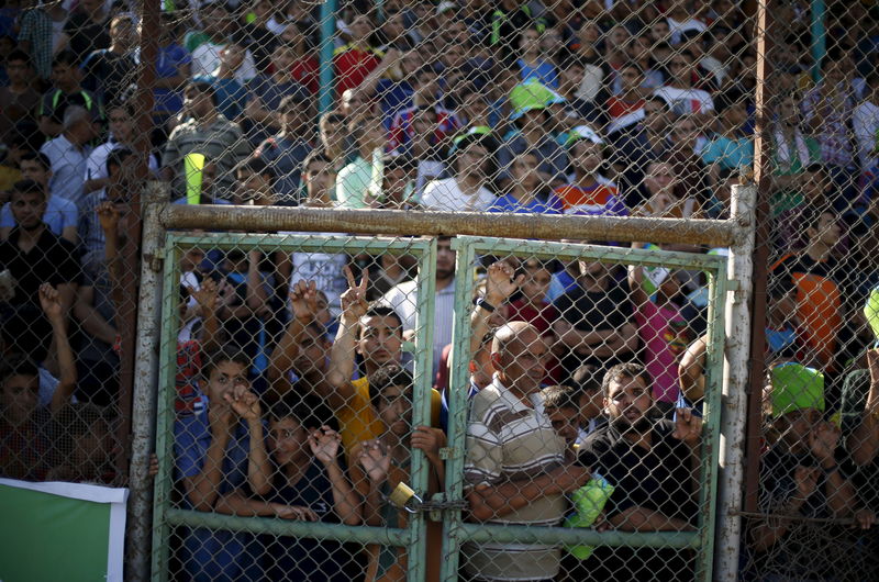 © Reuters. Palestina pospone partido diciendo que Israel frenó el paso de jugadores