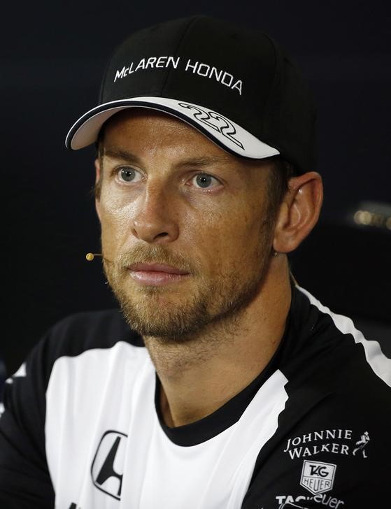 © Reuters. Jenson Button no GP da Grã-Bretanha