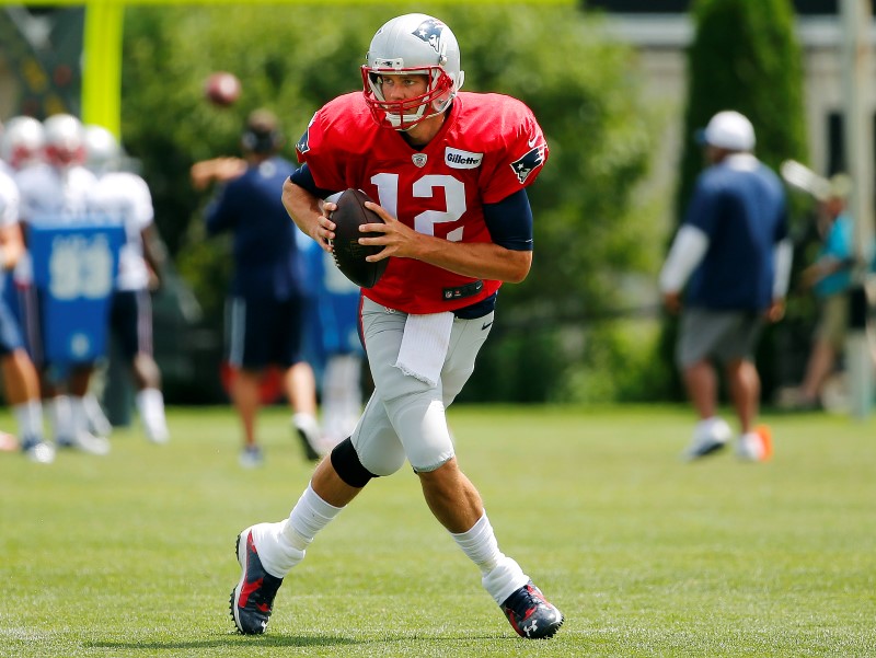 © Reuters. NFL: New England Patriots-Training Camp