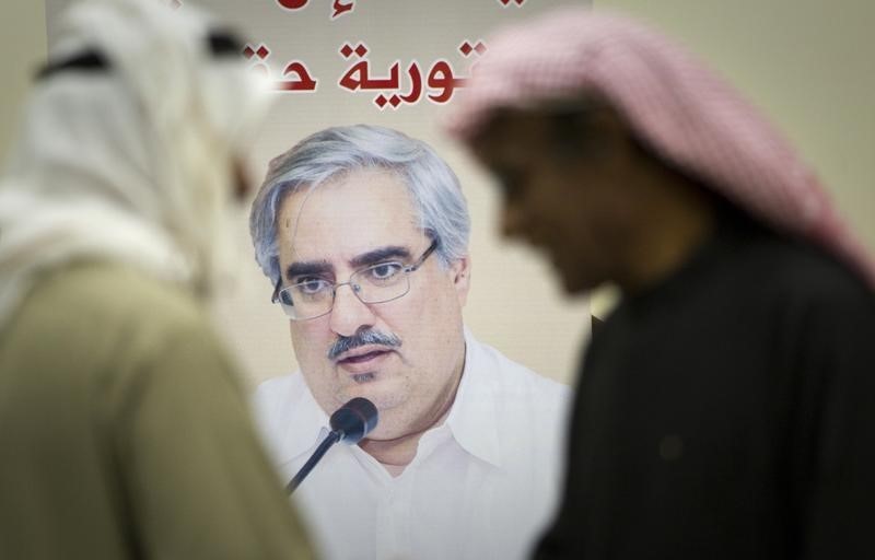 © Reuters. البحرين تحاكم معارضا بارزا بتهمة الترويج لتغيير النظام السياسي