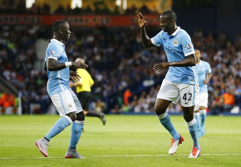 © Reuters. West Bromwich Albion v Manchester City - Barclays Premier League