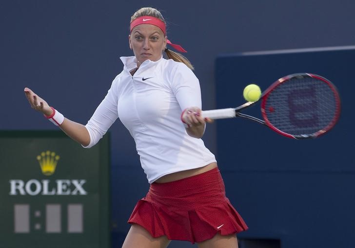© Reuters. Tennis: Rogers Cup - Azarenka vs Kvitova