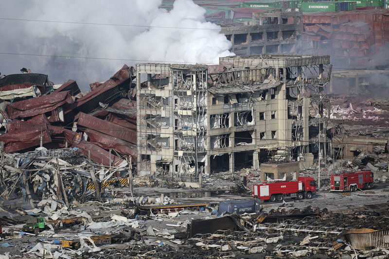 © Reuters. Explosões atingem Tianjin, na China