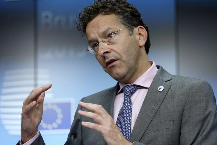 © Reuters. Presidente do Eurogrupo, Jeroen Dijsselbloem, durante evento em Bruxelas