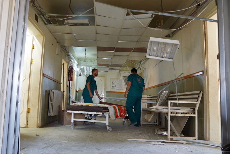 © Reuters. أطباء بلا حدود تتهم القوات السورية باستهداف مستشفيات تسيطر عليها المعارضة