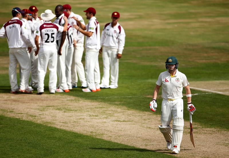 © Reuters. Northamptonshire v Australia