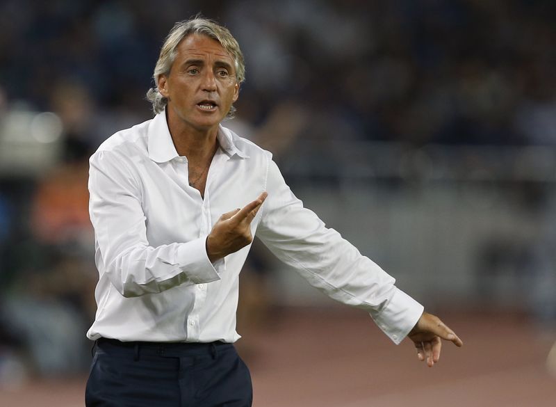 © Reuters. Mancini culpa a las normas de la posible marcha de Kovacic al Madrid
