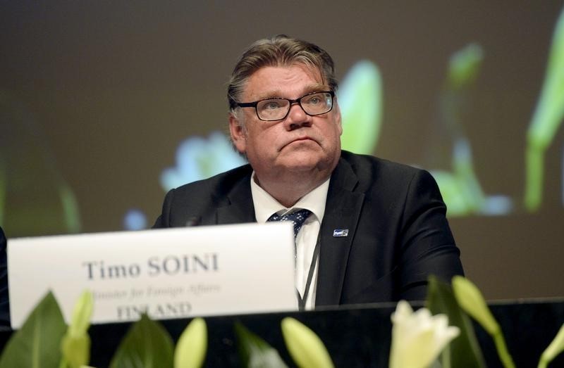 © Reuters. وزير فنلندي: اليونان سترهق منطقة اليورو لعقود
