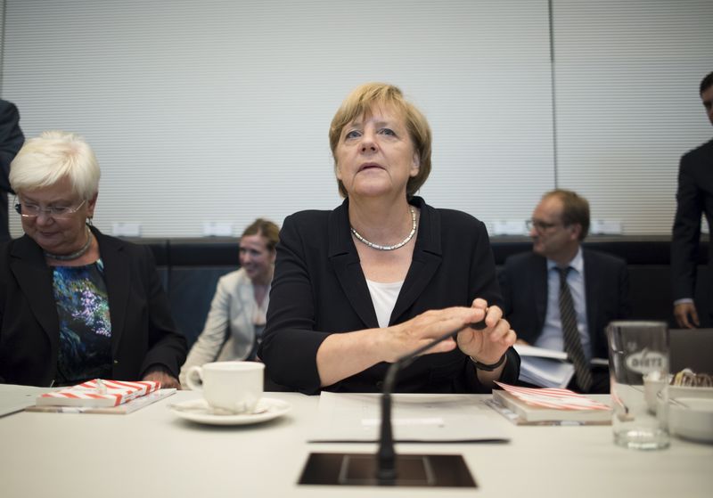 © Reuters. Chanceler alemã Angela Merkel participa de evento em Berlim