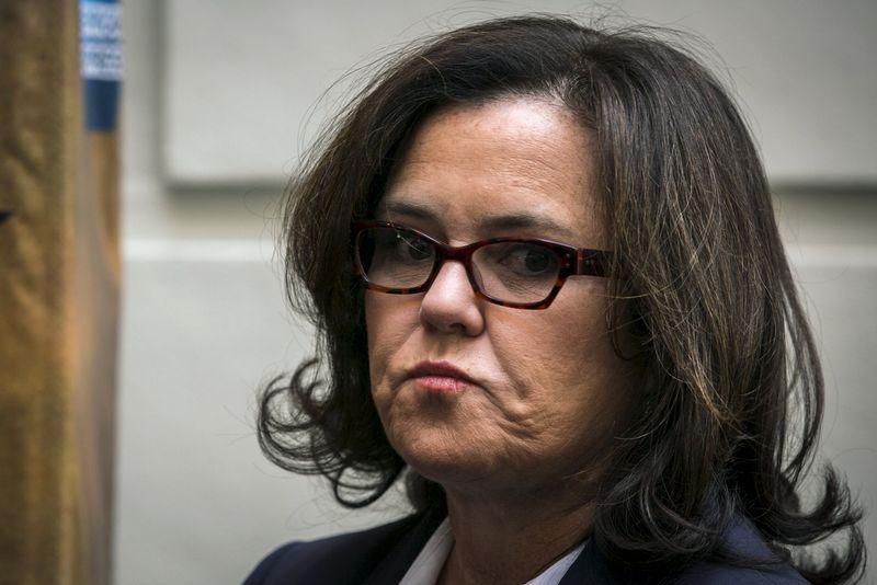 © Reuters. Atriz Rosie O'Donnell na estreia da peça "Hamilton"