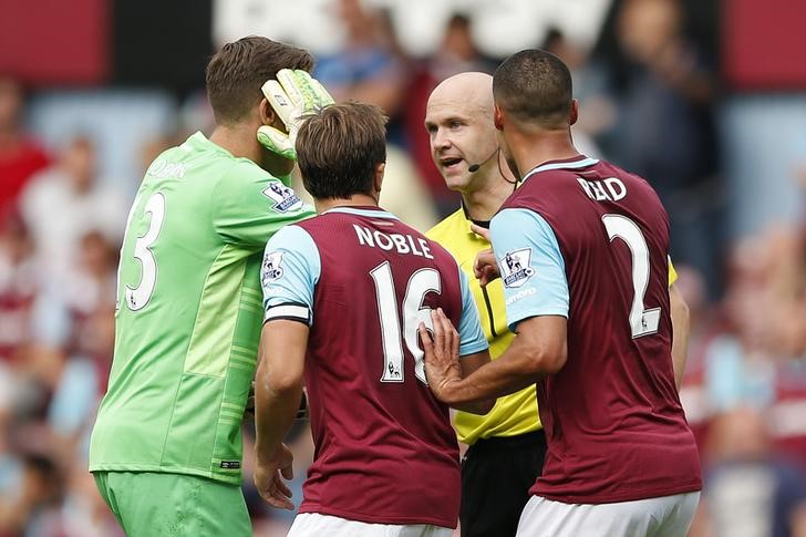 © Reuters. West Ham United v Leicester City - Barclays Premier League