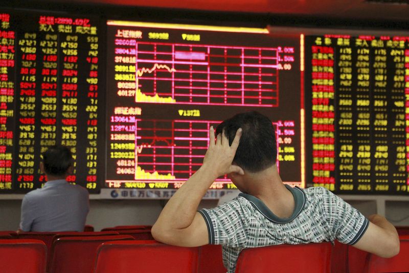 © Reuters. LA SANTÉ DES MARCHÉS FINANCIERS CHINOIS INQUIÈTE