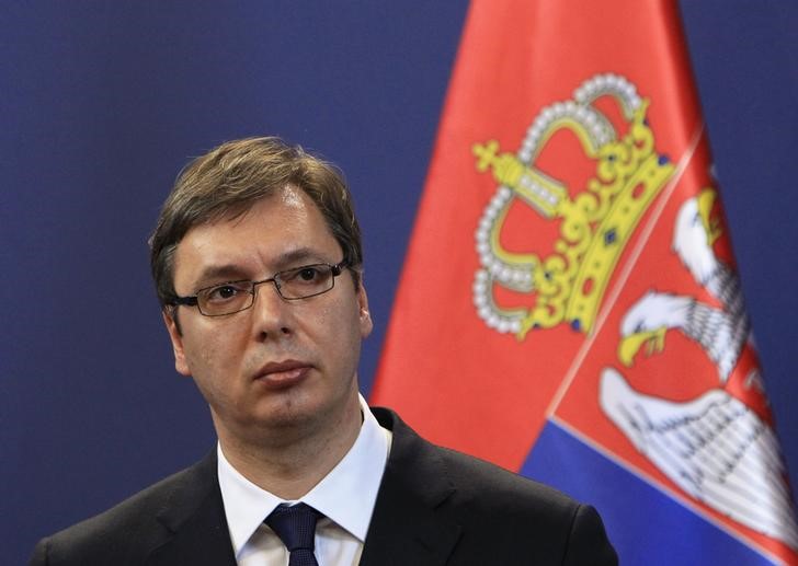 © Reuters. رئيس وزراء صربيا يلمح بإجراء انتخابات مبكرة