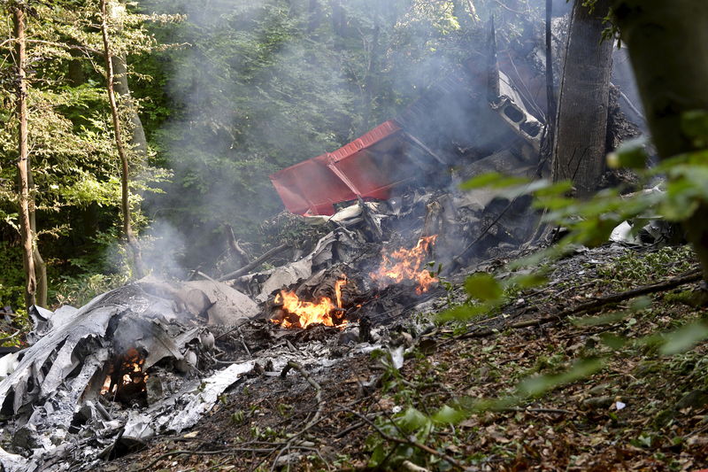 © Reuters. مقتل سبعة في اصطدام طائرتين بسلوفاكيا