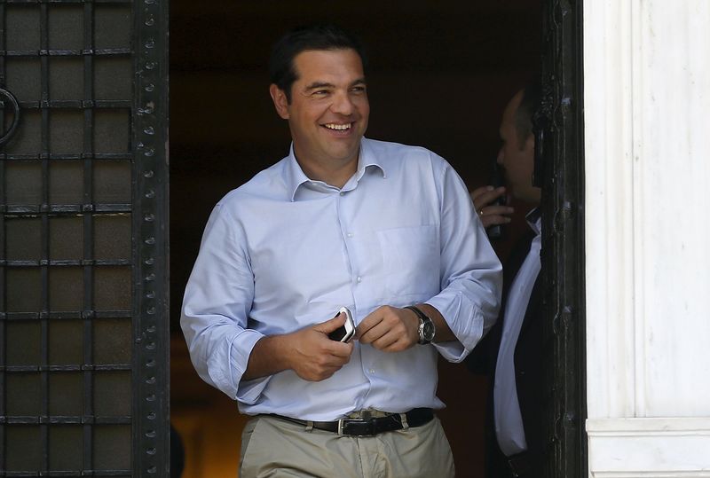© Reuters. تلفزيون: رئيس وزراء اليونان يعلن الخميس موعد انتخابات مبكرة