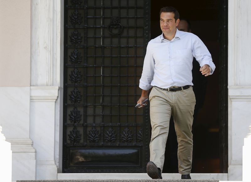 © Reuters. Tsipras anuncia que dimite para abrir paso a elecciones anticipadas