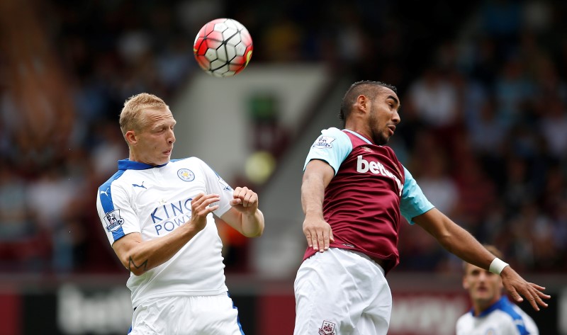 © Reuters. West Ham United v Leicester City - Barclays Premier League