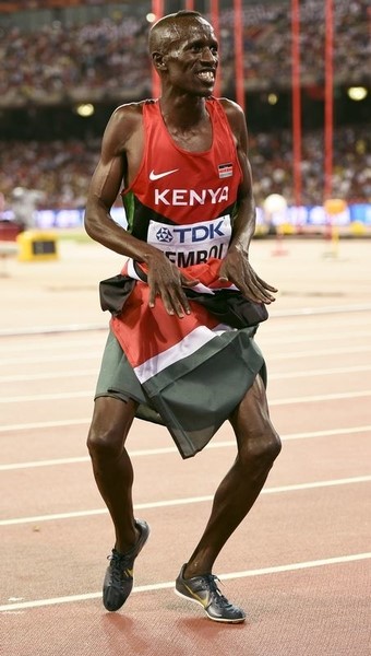 © Reuters. كيمبوي يحرز لقب سباق الموانع للمرة الرابعة في بطولة العالم