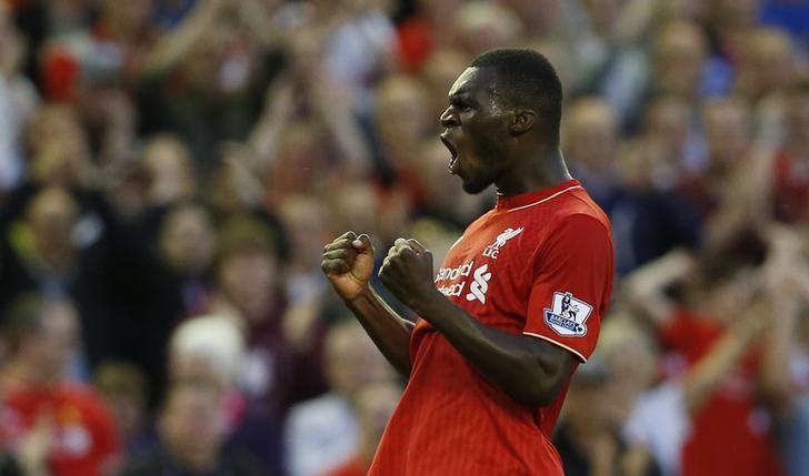 © Reuters. Christian Benteke durante partida contra o Bournemouth, na Inglaterra