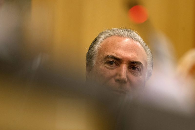 © Reuters. Vice-presidente Michel Temer, em Brasília