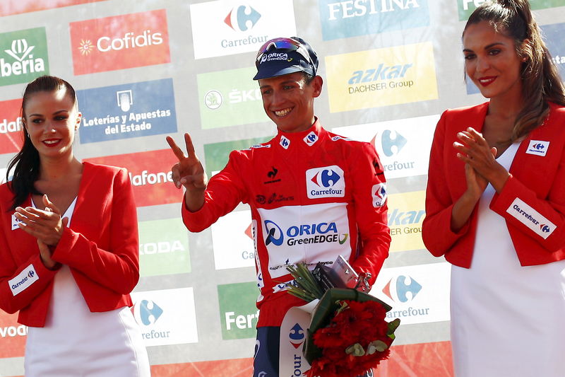 © Reuters. Sagan gana al sprint y Chaves sigue líder en la Vuelta