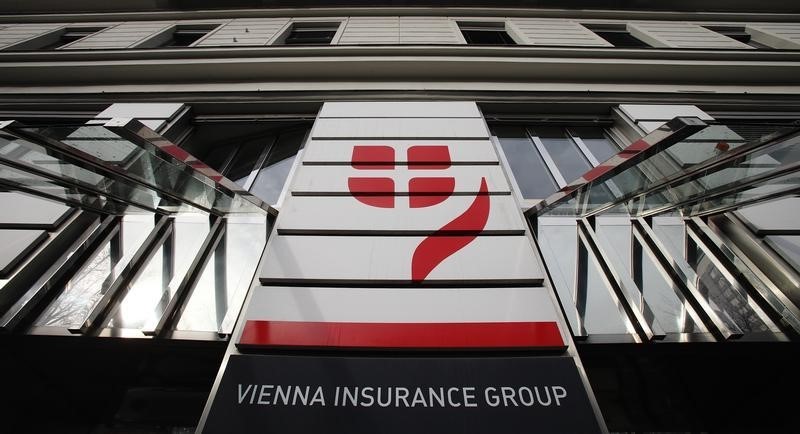 © Reuters. The logo of Vienna Insurance Group is pictured at a branch office in Vienna