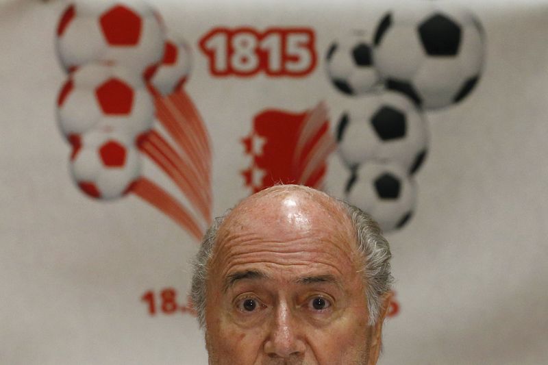 © Reuters. Blatter dice que sus logros serán reconocidos cuando deje la FIFA
