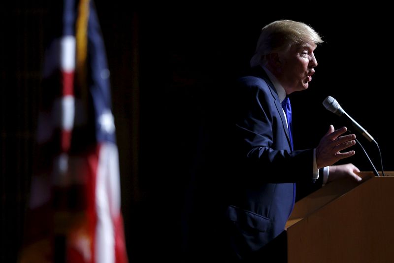 © Reuters. Donald Trump durante campanha em New Hampshire