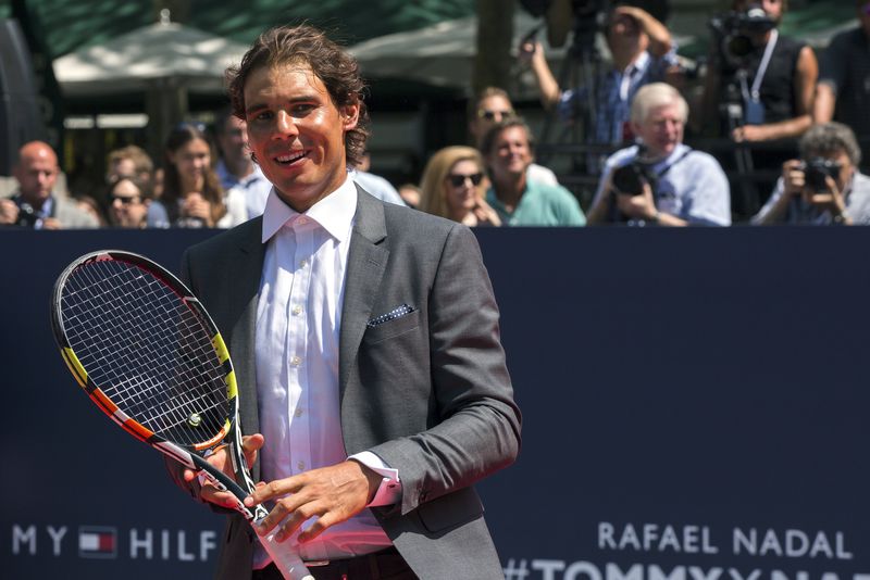 © Reuters. Nadal confía en poder mantener un buen nivel competitivo en el Abierto de EEUU