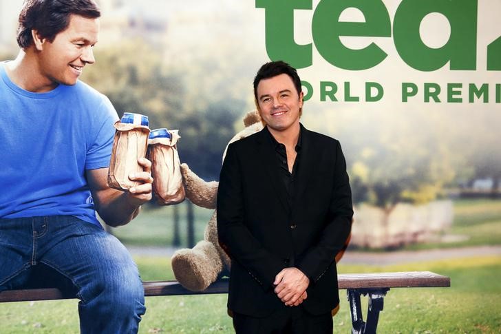 © Reuters. Seth MacFarlane posa durante lançamento do filme "Ted 2" em Nova York 