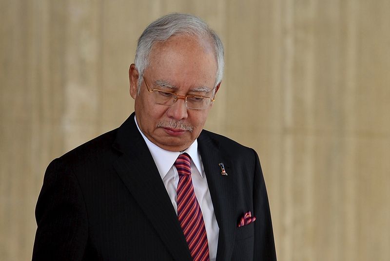© Reuters. Malaysia's PM Najib is pictured during the 19th Annual Leaders Consultation at Nurul Iman Palace in Bandar Seri Begawan 