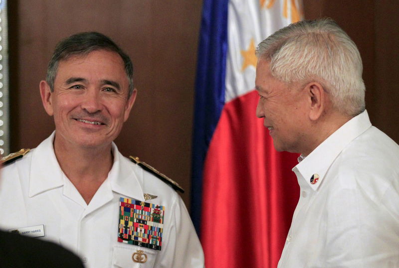 © Reuters. الفلبين تطلب مساعدة أمريكا في مراقبة ما يحدث في بحر الصين الجنوبي