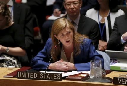 © Reuters. سفيرة أمريكا لدى الأمم المتحدة: رفض اتفاق إيران سيعزل واشنطن