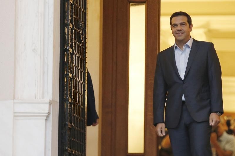 © Reuters. La ventaja de Syriza en las encuestas se reduce de cara a las elecciones