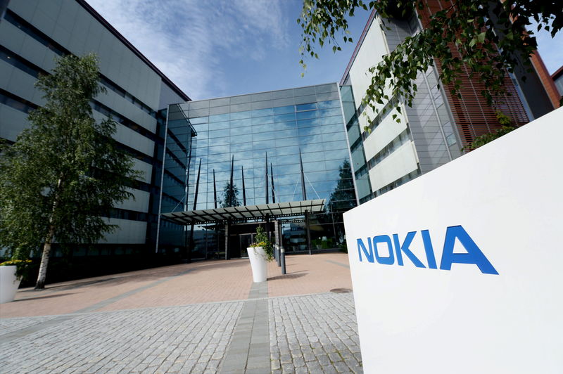 © Reuters. The Nokia headquarters is seen in Espoo