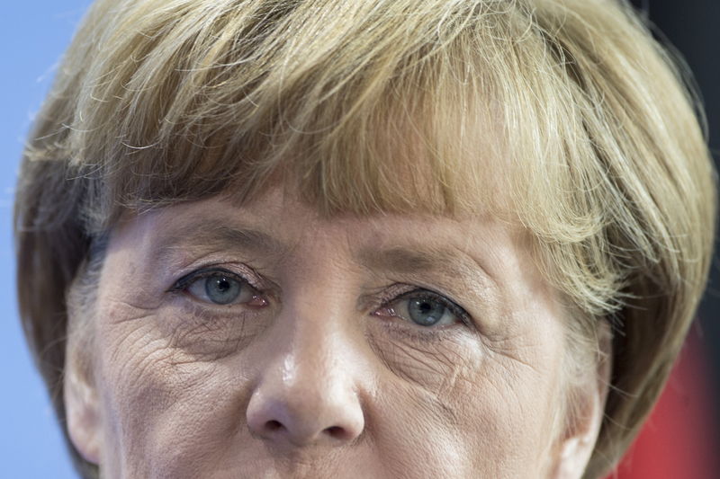 © Reuters. Chanceler alemã, Angela Merkel, durante entrevista coletiva em Berlim