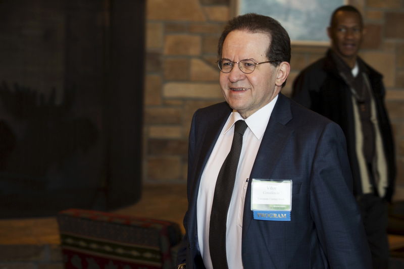 © Reuters. European Central Bank Vice President Vitor Constancio is seen during the Federal Reserve Bank of Kansas City's annual Jackson Hole Economic Policy Symposium in Jackson Hole