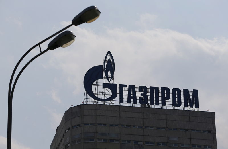 © Reuters. BÉNÉFICE EN HAUSSE AU 1ER SEMESTRE POUR GAZPROM 