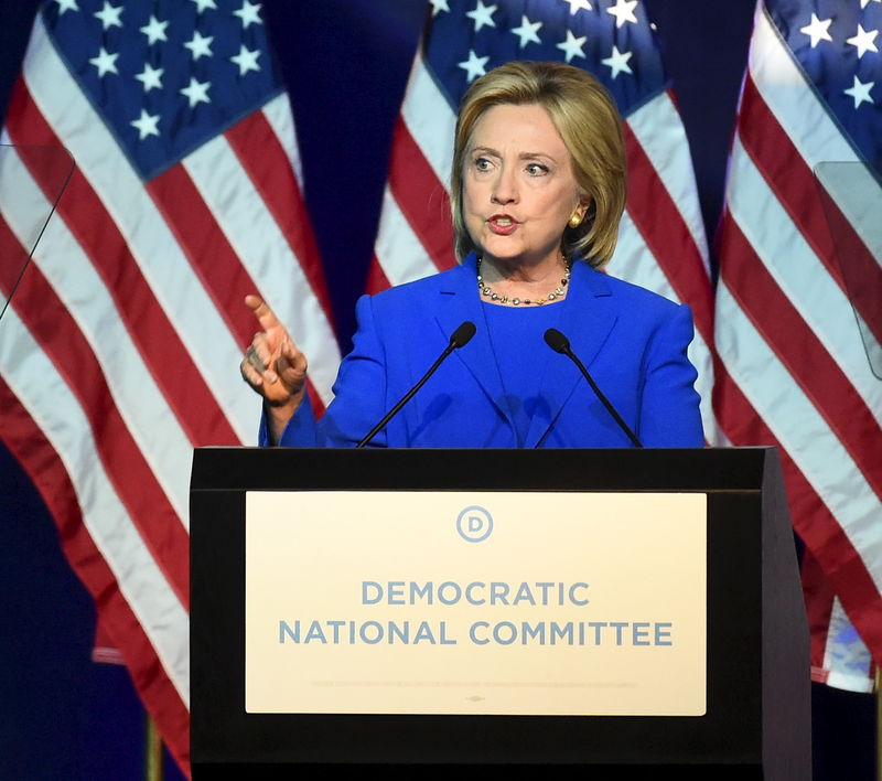 © Reuters. Hillary Clinton faz discurso em Mineápolis